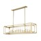 Z-Lite Easton Linear Chandelier, 13-Light, 13 In.W x 54 In.L x 13 In.H, Rubbed Brass/Rubbed Brass 3038-13L-RB - alternate 4